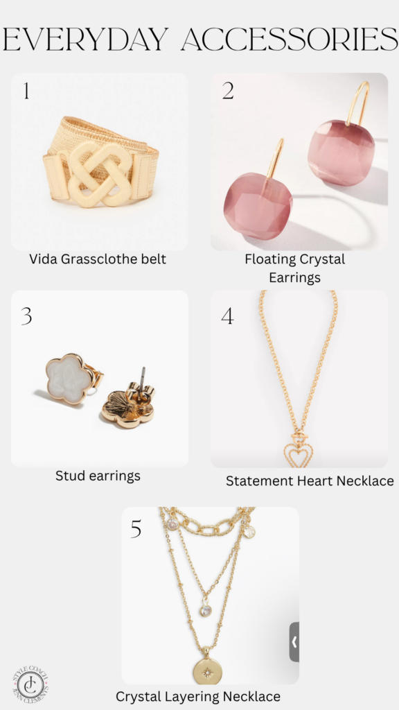 Everyday accessories for adding a little sparkle to your outfit.
