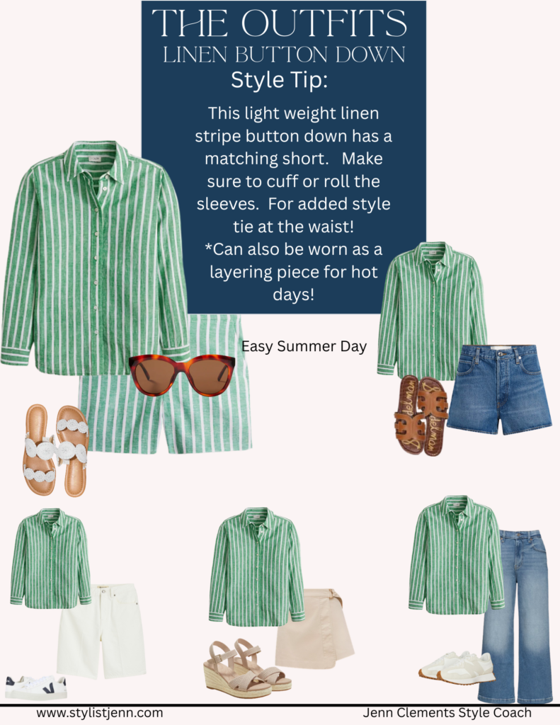 Summer Capsule for Women Over 40-Outfit examples